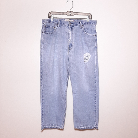 Levi's 550 Relaxed Fit Destroyed Jeans 34"×26"